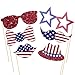 Patriotic 4th of July Photo Booth Props DIY for Independence Day Party Decorations 26-pack by Tinksky