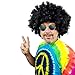 Afro Wig for Women & Men – Big 60s 70s Or 80s Curly Costume Wigs – One Huge Size for Kids Or Adults