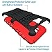 K-Xiang (2016 Version, (Armor Series) Heavy Duty Protection Hybrid Shockproof Dual Layer Protective Case Cover with Stand for Samsung Galaxy J7, Red