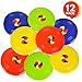 ArtCreativity 8 Inch Flying Disc Saucers - Set of 12 - Flyer Disks for Kids and Adults - Durable Plastic - Fun Summer Outdoor Activity Game for Boys, Girls, Toddlers, Camping - Birthday Party Favors