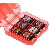 AmazonBasics Game Storage Case for Nintendo Switch - Red