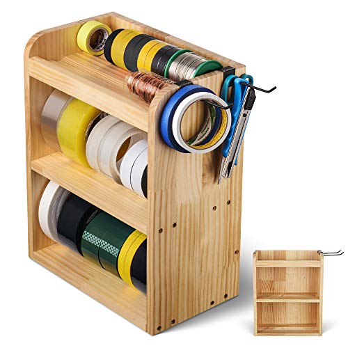 XCSOURCE Tape Garage Rack, Tape Organizer, Garage Storage Wall Holder for Tape, Tape Roll