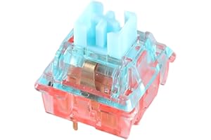 Ranked RS-2 Mechanical Key Switches for Mechanical Gaming Keyboards | 5-Pin PCB Mounted |Linear 47cN by Haimu (Water Ballet, 65 Pcs)