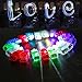 Etekcity LED Finger Lights 100 Pack Finger Ring Glow Sticks for Kids Adults Bright Party Favors Party Supplies for Holiday Light up Toys Assorted Color
