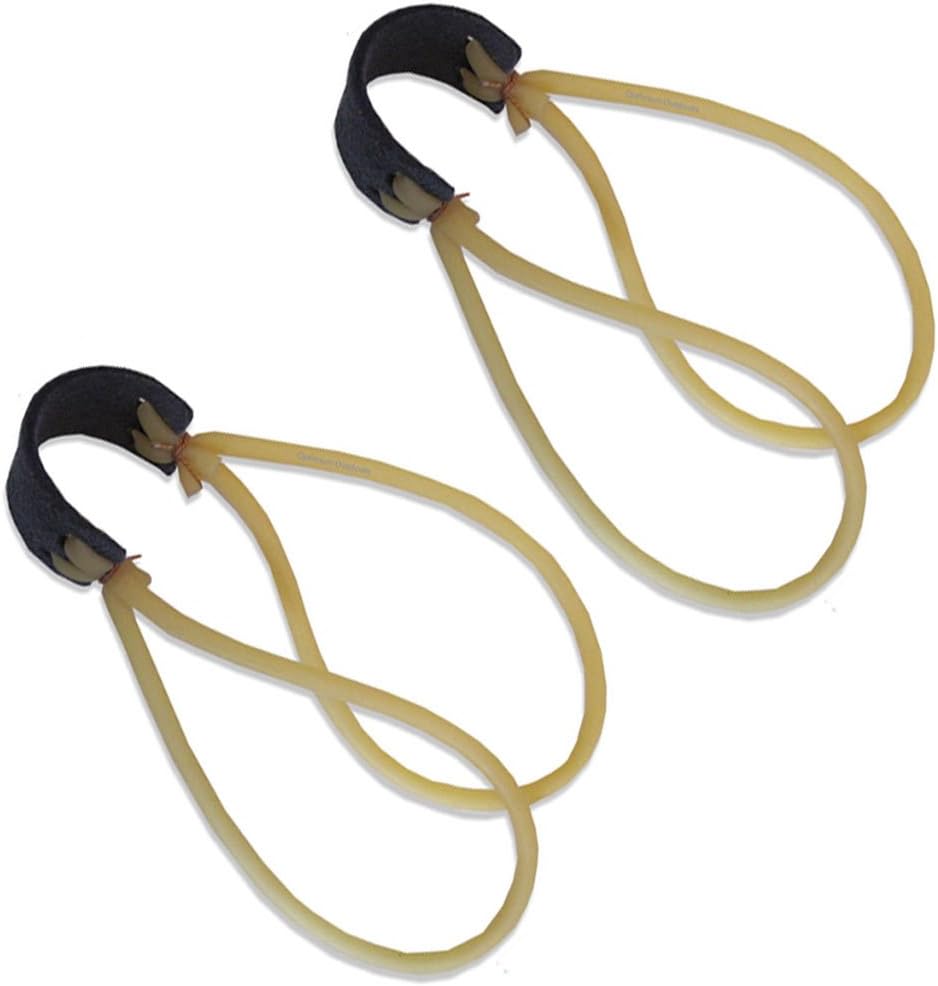 2 x Looped Catapult Slingshot Latex Rubber Band