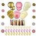 32 pc Pink and Gold Party Supplies for Your Unicorn, Princess, 1st Birthday and Girl Baby Shower Needs
