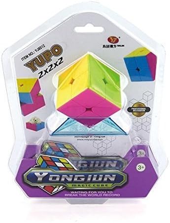 Little Treasures Cube Speed Cube 2 x 2 x 2 Stickerless Magic Cube Puzzles