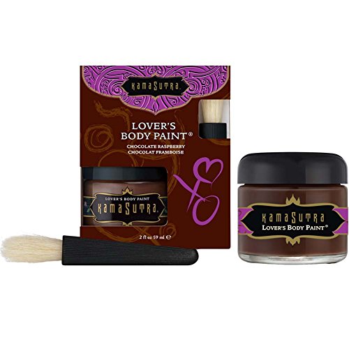 Kama Sutra Lovers Body Paint Dark Chocolate Raspberry 2 oz.