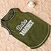Mikey Store Pet Dog Cat Clothes Cute Panda Puppy Apparel Winter Warm Outwear Coat (Dark Green, XS)