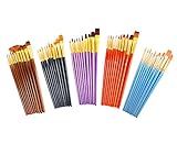S & E TEACHER'S EDITION 50 Pcs Colorful Paint Brush