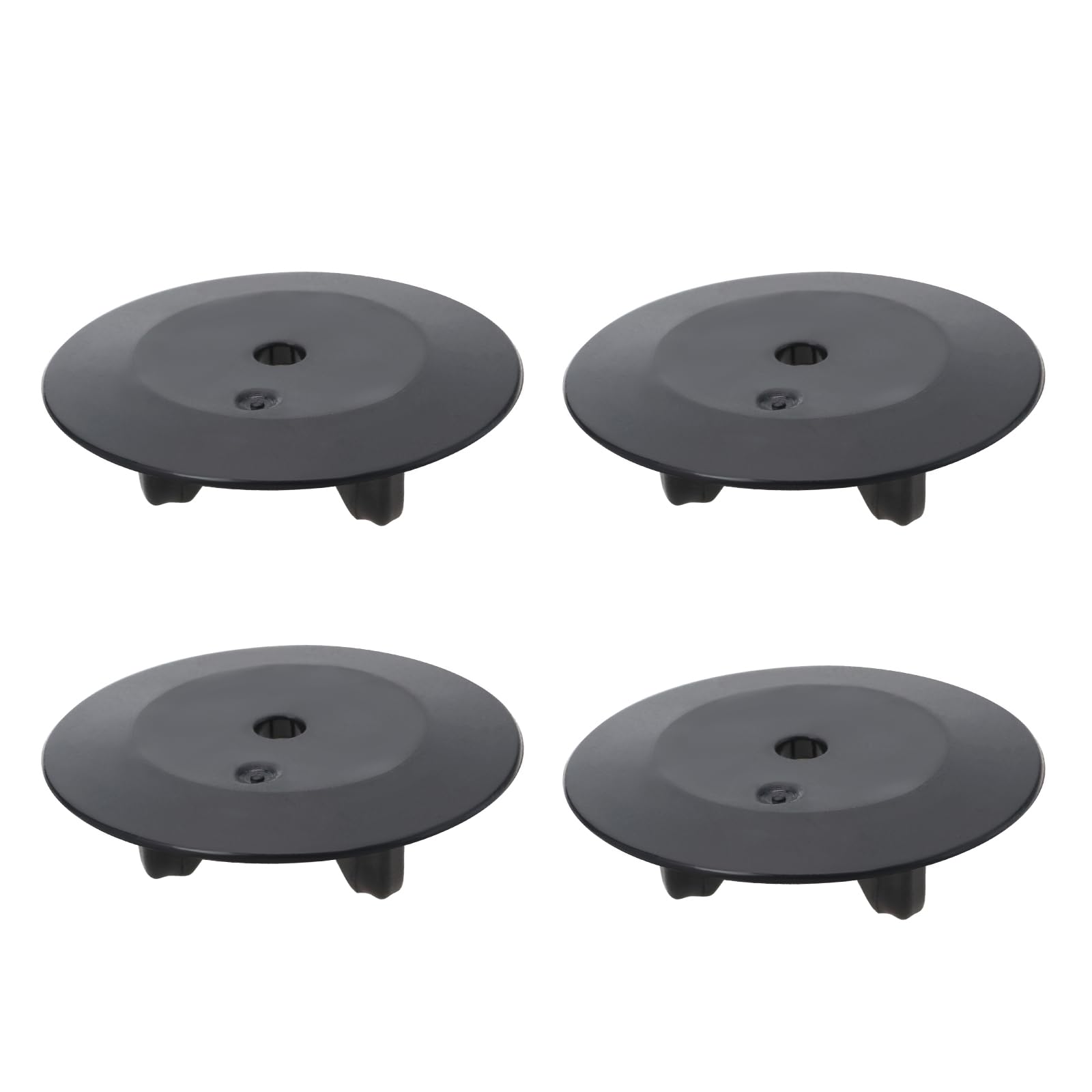 LT Easiyl 4pcs 55mm Sink Cover Sealing Rubber Gasket Replacement Drain Seal Compatible With IKEA Altant Domsjö Kitchen Accessories Black