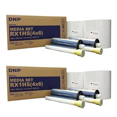 DNP 2x Print Media for DS-RX1HS High Speed Dye Sub Printer - 4x6&quot; 700 Prints Per Roll; 2 Rolls Per Case (1400 Total Prints)