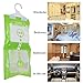 Hapy Shop 8 Pack Wardrobe Hanging Hygroscopic Anti-Mold Deodorizing Moistureproof Desiccant Hanging Bag for Kitchen Bathroom,Dehumidification Process Could be Witness