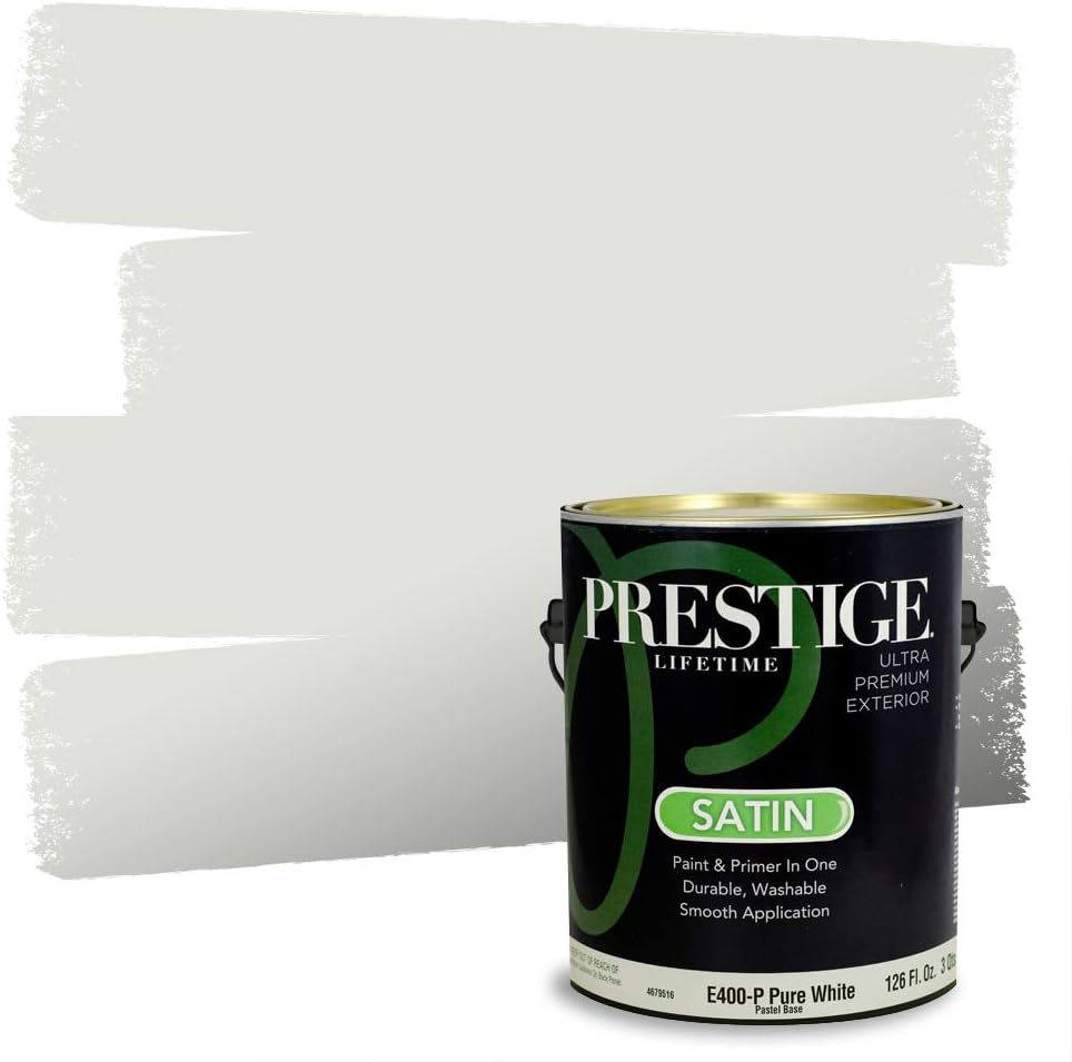 Prestige Exterior Paint and Primer In One, 1Gallon, Satin