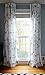 brightmaison Pair of Tree and Bird Pattern Curtains, Each Panel Measures 98