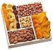 Freshly Roasted Nuts dried fruit Gift Basket, Nut Gift Tray 5 section (Jumbo) Gift Tray