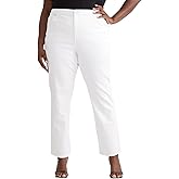 Terra & Sky Women's Plus Size | High Rise | 5-Pocket | Core Straight Leg Jeans | Regular and Petite