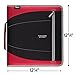 Five Star 2 Inch Zipper Binder, 3 Ring Binder, Removable File Folders, Durable, Red (73283)