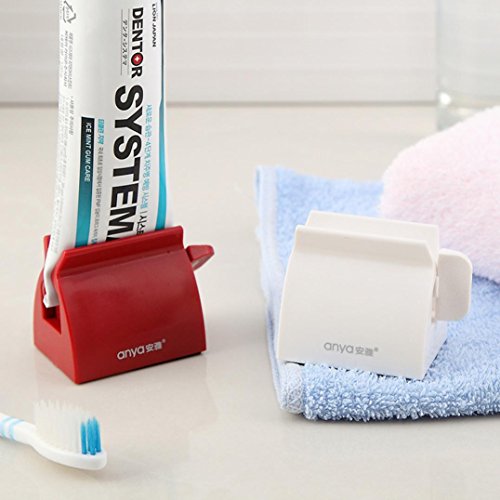 image for Weite Toothpaste Squeezer, Creative Hand Free Dispenser, Rolling Tube 