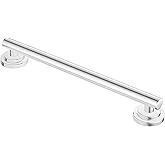 Moen YG0718CH Bathroom Safety 18-Inch Stainless Steel Modern Bathroom Grab Bar, Chrome