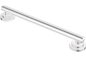 Moen YG0712CH Iso 12-Inch Designer Grab Bar, Chrome