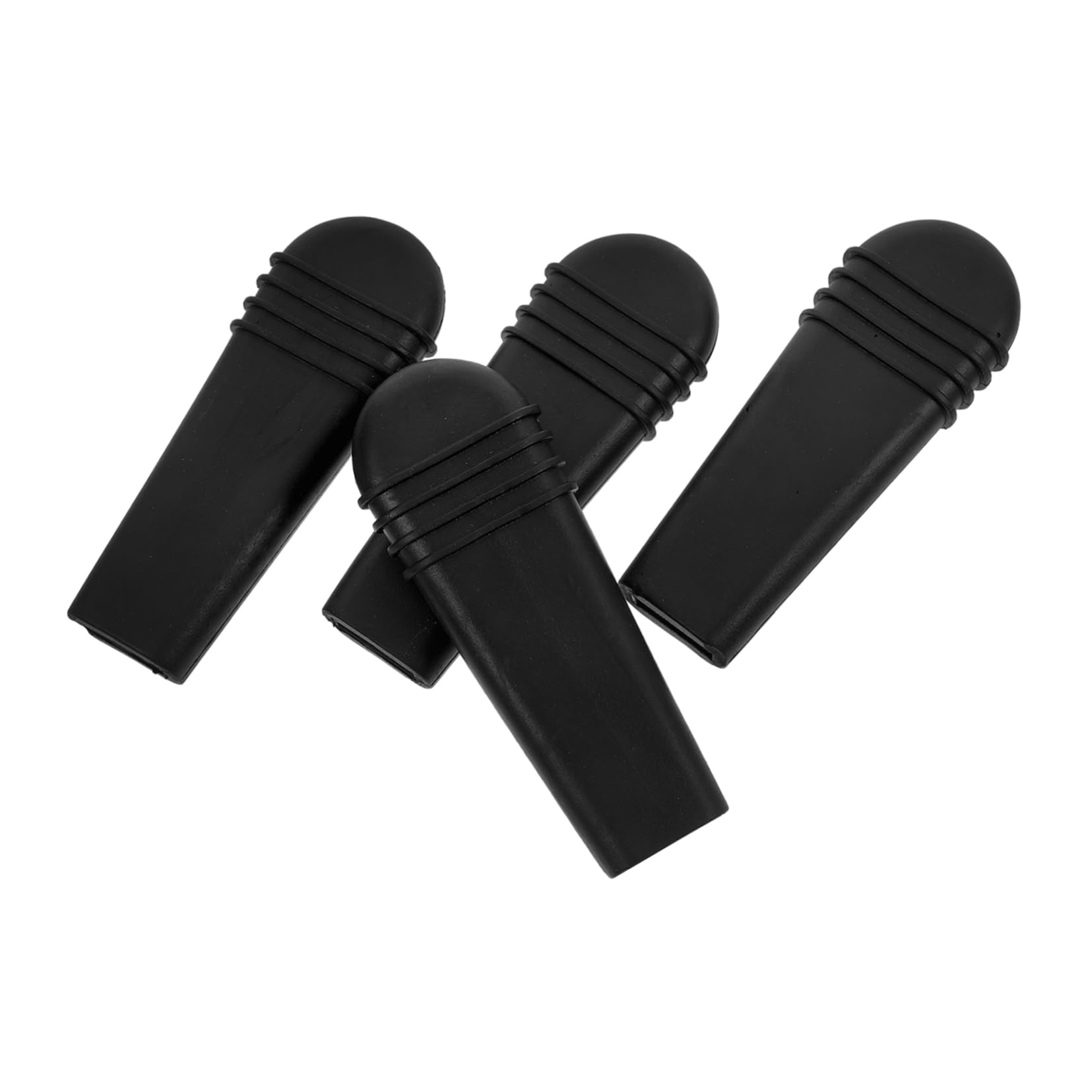 Hoement 4pcs Wheelchair Brake Handle Covers - PVC Replacement Grips for Enhanced Safety Easy Installation Compatible with Most Wheelchairs