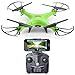 Holy Stone HS110 FPV Drone with 720P HD Live Video Wifi Camera 2.4GHz 4CH 6-Axis Gyro RC Quadcopter with Altitude Hold, Gravity Sensor and Headless Mode Function RTF, Color Green