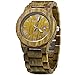 BigBen W109B Wood Men Watch Luminous Pointer Wooden Band Date Wristwatch
