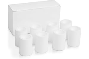 VZZNN 8 Pcs Faucet Filter Purifier Replacement for Kitchen Sink/Bathroom Sink PP Cotton for Faucet Extender Strong Filter Improve Water Conditions Removes Chlorine Fluoride Heavy Metal