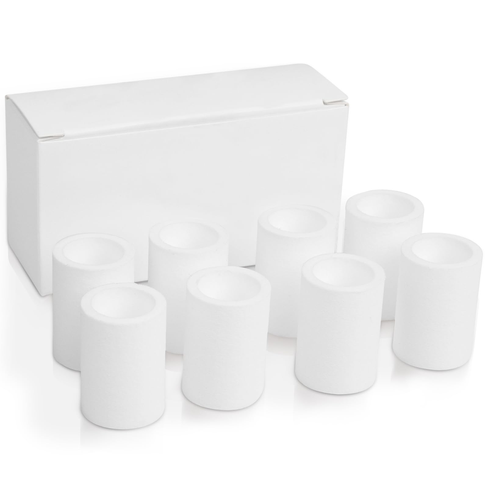 Photo 1 of 8 Pcs Faucet Filter Purifier Replacement for Kitchen Sink/Bathroom Sink PP Cotton for Faucet Extender Strong Filter Improve Water Conditions Removes Chlorine Fluoride Heavy Metal
