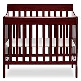Dream On Me 4 in 1 Aden Convertible Mini Crib, Cherry