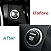 for Mercedes Benz A B C GLC GLA CLA ML GL CLS GLK Class W176 W246 W205 X253 X156 C117 Infiniti Q30 Q30S QX30 Engine Start Carbon Fiber Interior Decoration Trim Stickers Cover Car Styling (Red)