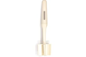 Farberware - Professional Meat Masher, 5-Blade Design for Efficient Mashing and Mixing, Pro Soft Cooking Essential (Egret)
