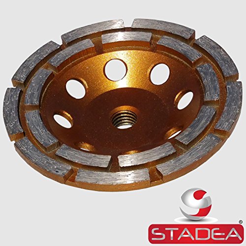 Stadea CWD203H Concrete Grinding Wheel 5 Inch Double Row Diamond Cup