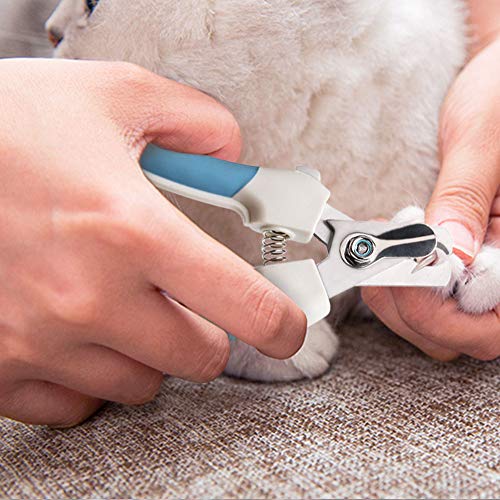Aritan Pet Nail Clippers and Trimmer with Safety Guard and Nail Grind File, Professional Stainless Large Dog Cat Rabbit Bird Nail Scissor, Pet Grooming Nail Care Tool at Home