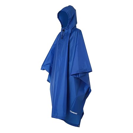 TOMSHOO Regenjacken Regenponcho Regenmantel Wasserdicht Unisex Camping Zelt Campingdecke Tarp Zeltplane, 3-in-1 Multifunktion