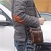 OURBAG Small Casual Men Vintage Shoulder Bag Messenger Crossbody Bags Handbag Coffee