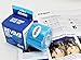 Fitdom Kinesiology Physiotherapy Sports Tape + Bonus Instruction. Therapeutic Taping for Knee, Shoulder, Elbow Boost Recovery & Support in Precut Uncut (Sky Blue Precut, Precut-20 Strips)