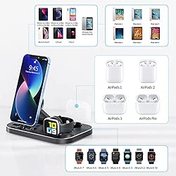 Portable 3 in 1 Charging Station for Apple