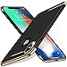 iPhone X Case, TORRAS [Lock Series] 3 in 1 Hybrid Hard Plastic Phone Case Ultra Thin Slim Fit Matte Finish Anti-scratch Cover Case for Apple iPhone X - Black
