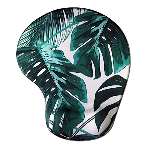 Dooke Ergonomic Mouse Pad with Wrist Support, Cute Mouse Pads with Non-Slip Rubber Base for Home Office Working Studying Easy Typing & Pain