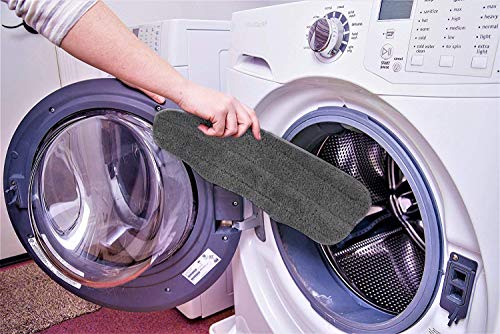 Résultat de recherche d'images pour "Microfiber Replacement Mop Pads 16 x 5.5 Inches for Cleaning of Wet or Dry Floors"