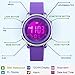 My-Watch Girls Digital Watch Sport Waterproof Kids Outdoor Stopwatch LED Luminescent Wrist Watches (Purple)