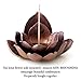 Lotus Candle Holder Flower Bottom Pedestal Incense Burner and Votive T-Light Candle Holder