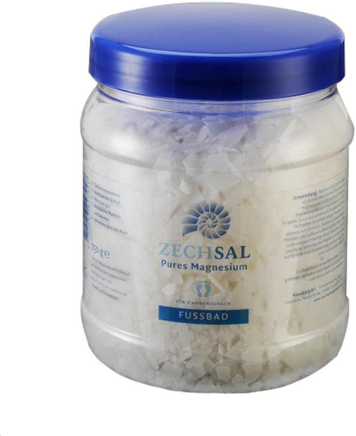 Zechsal Magnesium Foot Bath (750g) [Zechstein sea] Pure Magnesiumflakes - The Original from Holland