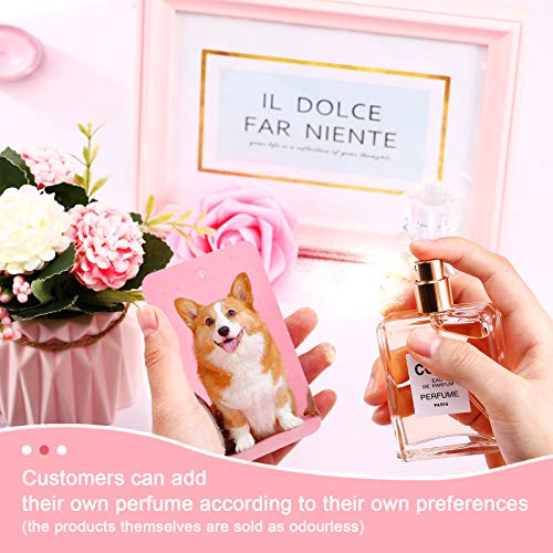 100 Pieces Sublimation Air Freshener Blanks DIY Air Freshener Scented