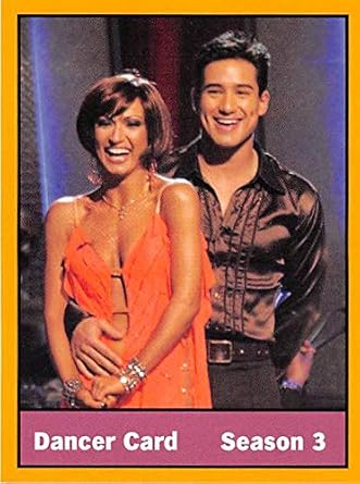 Mario Lopez Trading Card Karina Smirnoff Dancing With The Stars 21 Size 3x4 Inches At Amazon S Entertainment Collectibles Store
