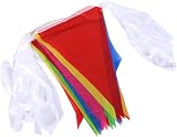 Pubiao 40M Bunting Banner 80 Flags Multicolor Nylon Triangle Flag Pennants view 4