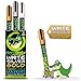 Crafty Croc Metallic Chalk Markers, Gold Silver White - 3 Pack, Medium Tip 6mm, Wet Erase for Accent Details