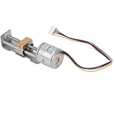 Mini Linear Stage Actuator, Small Slide Rail Screw Stepper Motor, Stepper Motor with Planetary Reducer for Measuring Equipment, Printers